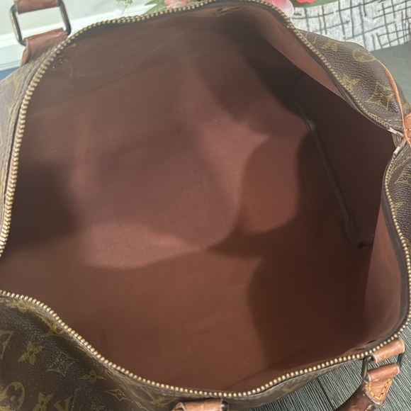 💯Authentic Louis Vuitton Speedy 35 Monogram Coated Canvas Leather Satchel - Picture 11 of 14